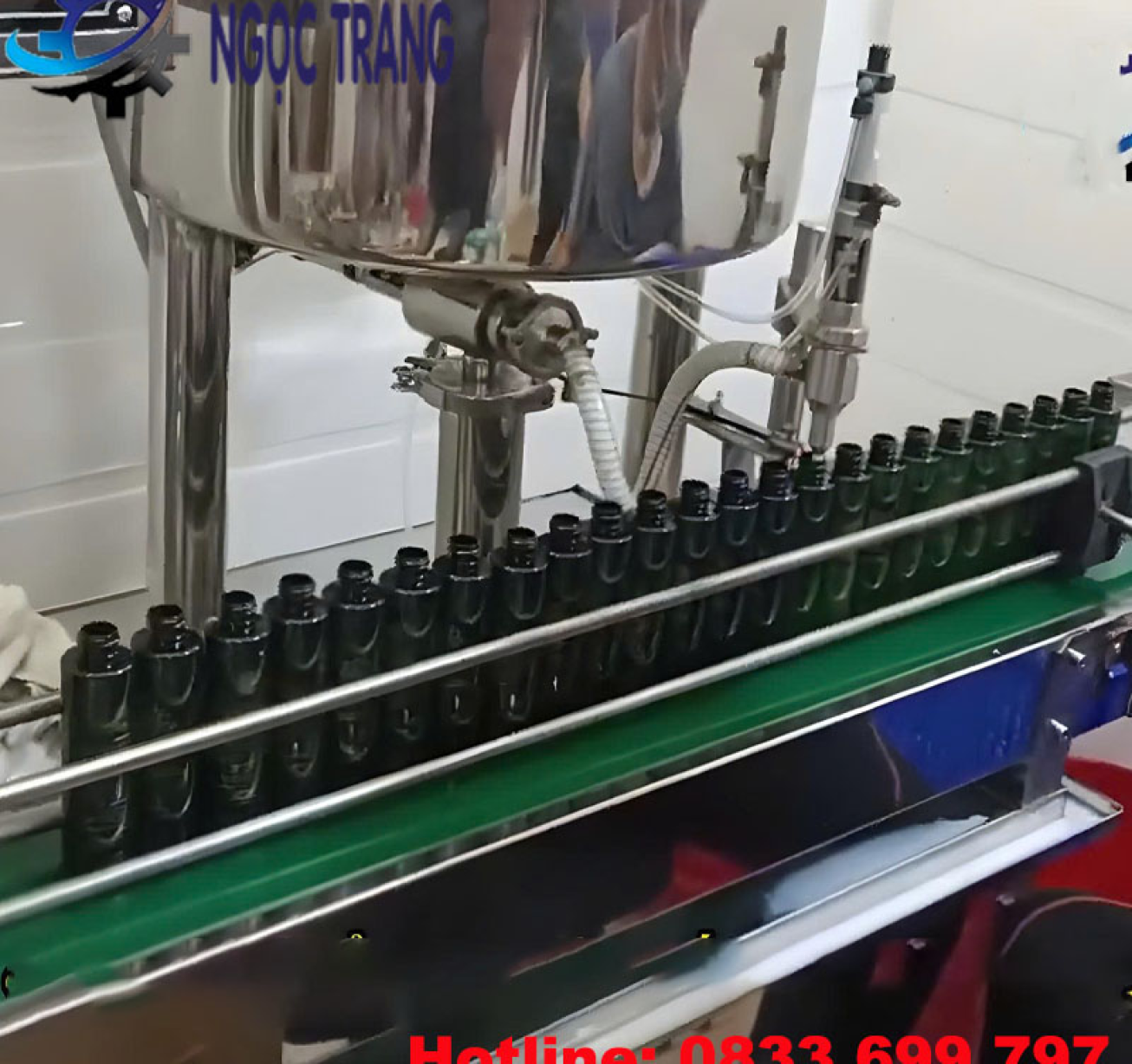 Máy chiết rót mỹ phẩm 1 vòi - Máy chiết rót kem body tự động