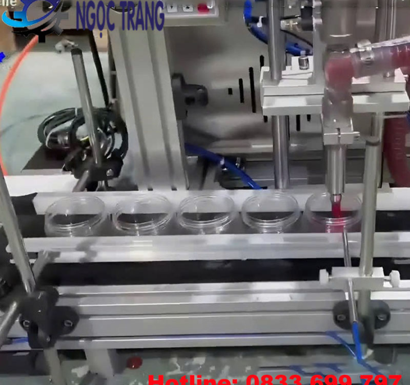 Máy chiết rót 1 vòi bơm cánh khế - Máy chiết rót tự động