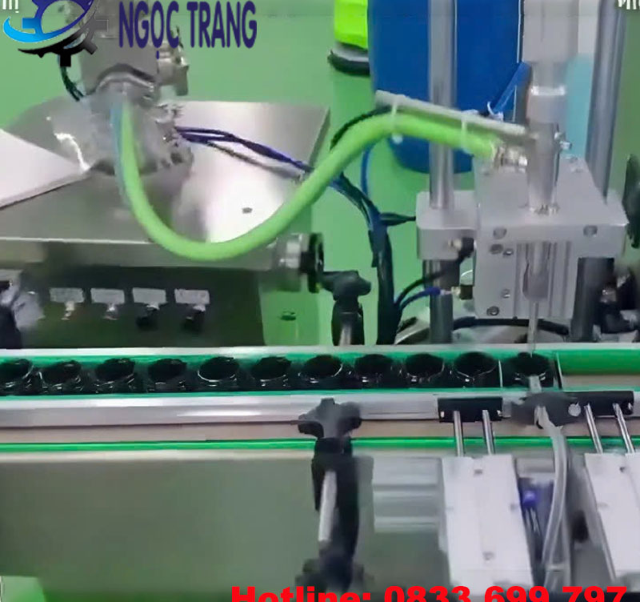 Máy chiết rót mỹ phẩm 1 vòi - Máy chiết rót kem face, kem body