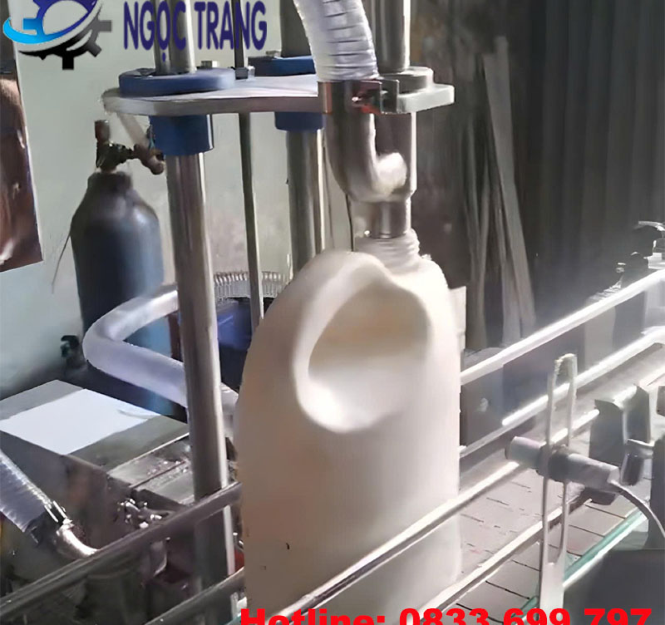Máy chiết rót nước rửa chén 1 vòi - Máy chiết rót tự động