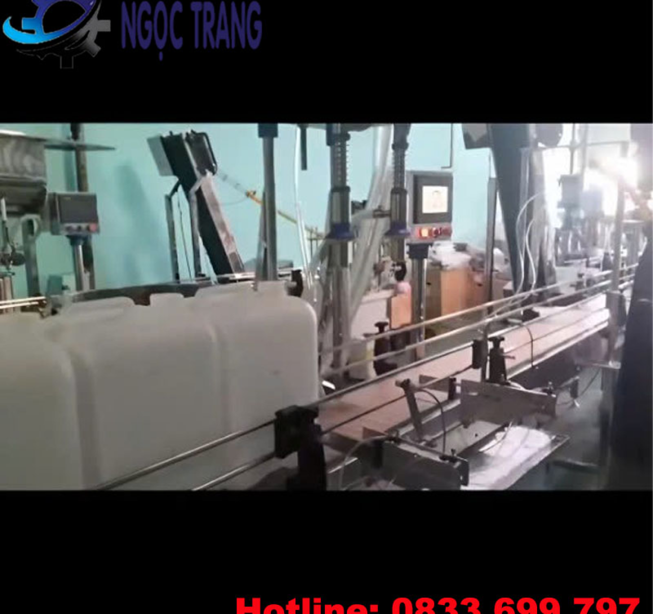 Máy chiết rót can 2 vòi - Máy chiết rót tự động hóa chất