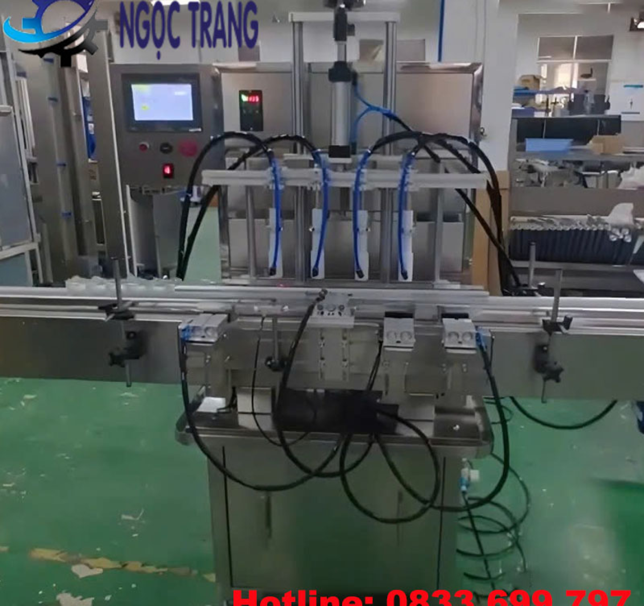 Máy chiết rót nước hoa 4 vòi - Máy chiết rót dung tích nhỏ