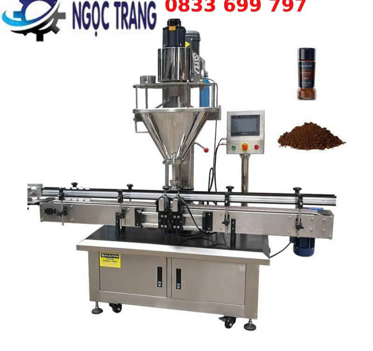 Máy chiết rót bột tự động - Máy chiết rót định lượng bột