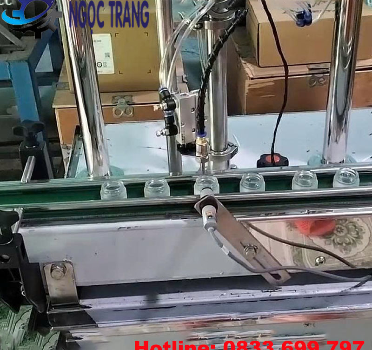 Máy chiết rót kem 1 vòi - Máy chiết rót mỹ phẩm tự động