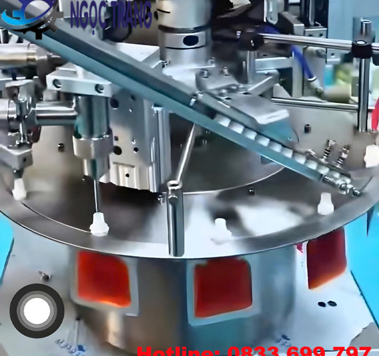 Máy chiết rót vào túi - Máy chiết rót túi dạng lỏng mâm xoay