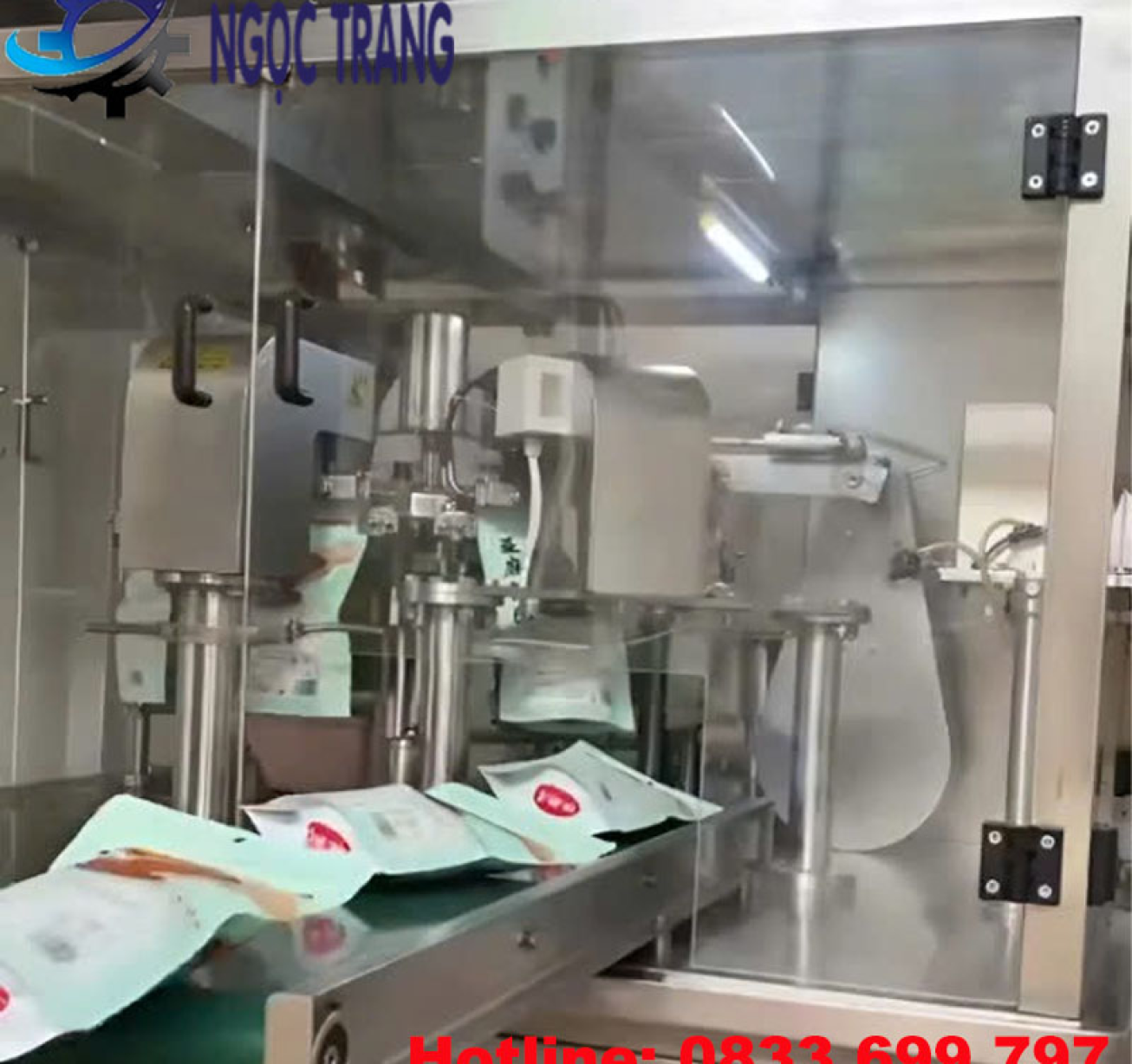 Máy chiết rót túi - Máy chiết rót nước giặt, nước xả vải