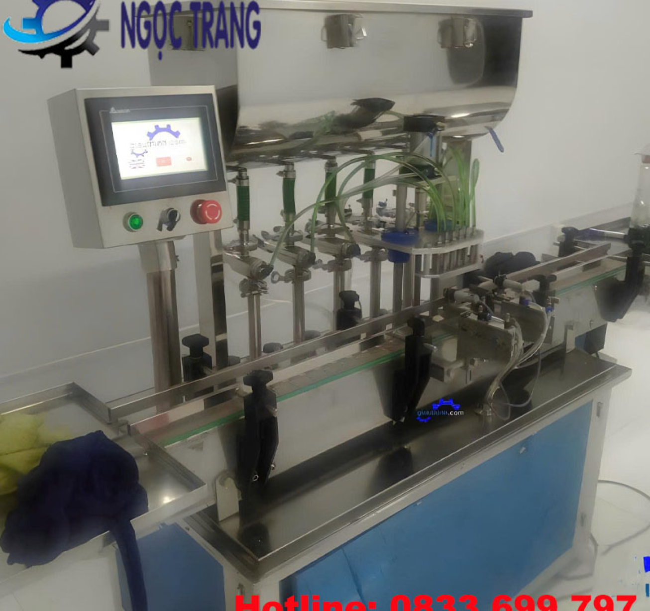 Máy chiết rót dầu gió - Máy chiết rót dung tích nhỏ tự động