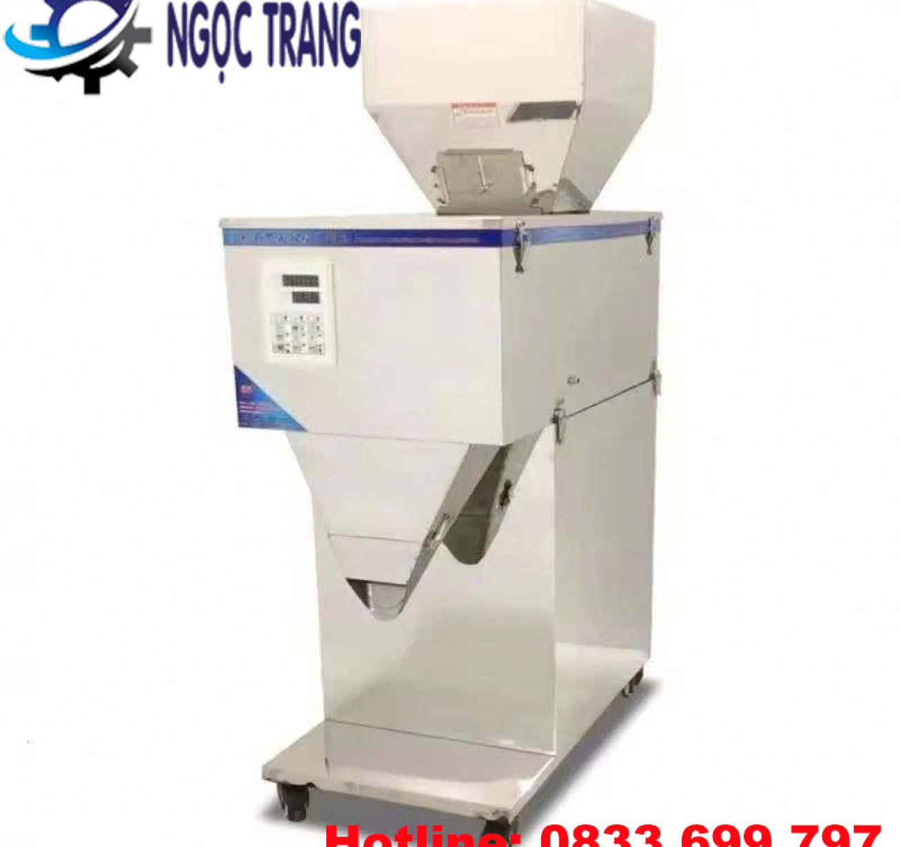 Máy chiết rót bột khô - Máy chiết rót bột, hạt bán tự động