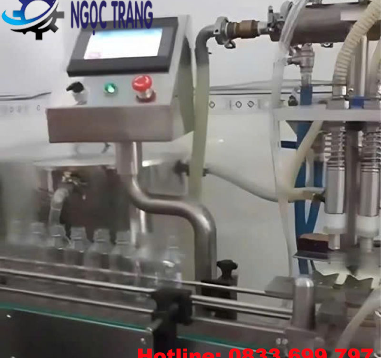 Máy chiết rót 6 vòi tự động - Máy chiết rót định lượng hiện đại