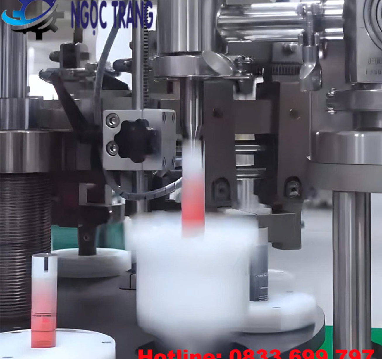Máy chiết rót hàn miệng tuýp - Máy chiết rót kết hợp 2 trong 1