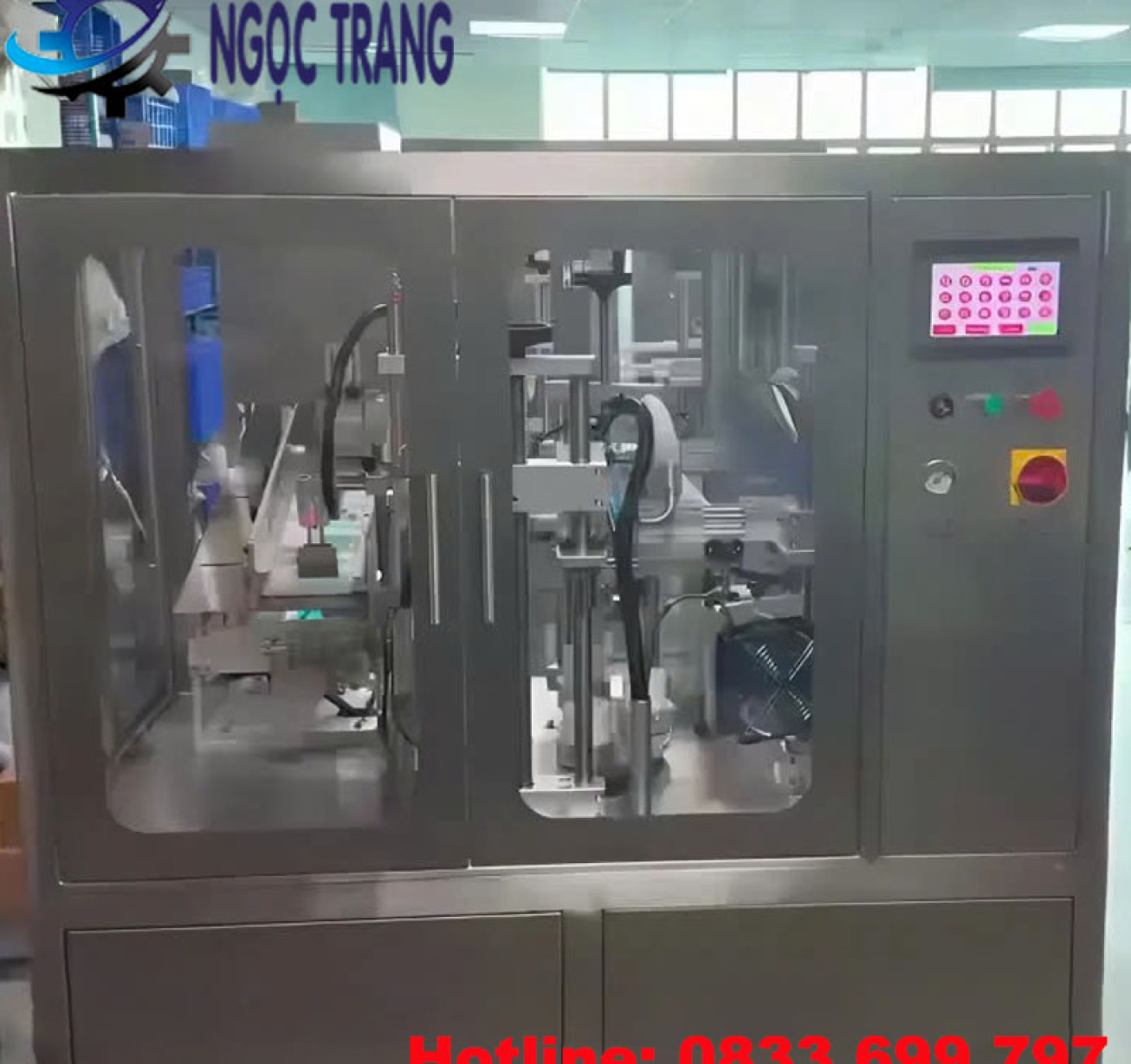 Máy chiết rót hàn tuýp - Máy chiết rót tuýp kem, keo, dầu nhớt