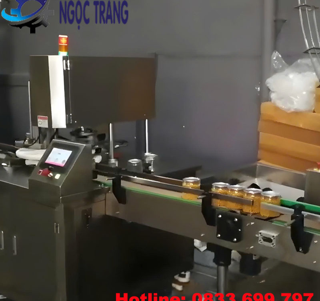 Dây chuyền chiết rót định lượng hạt cốm - Máy chiết tự động