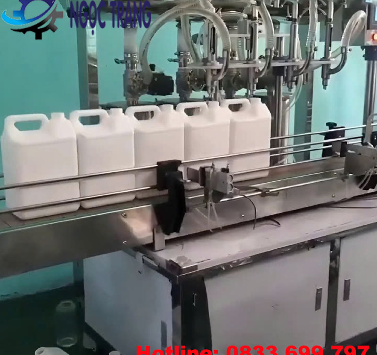Máy chiết rót chế phẩm sinh học - Máy chiết rót 4 vòi