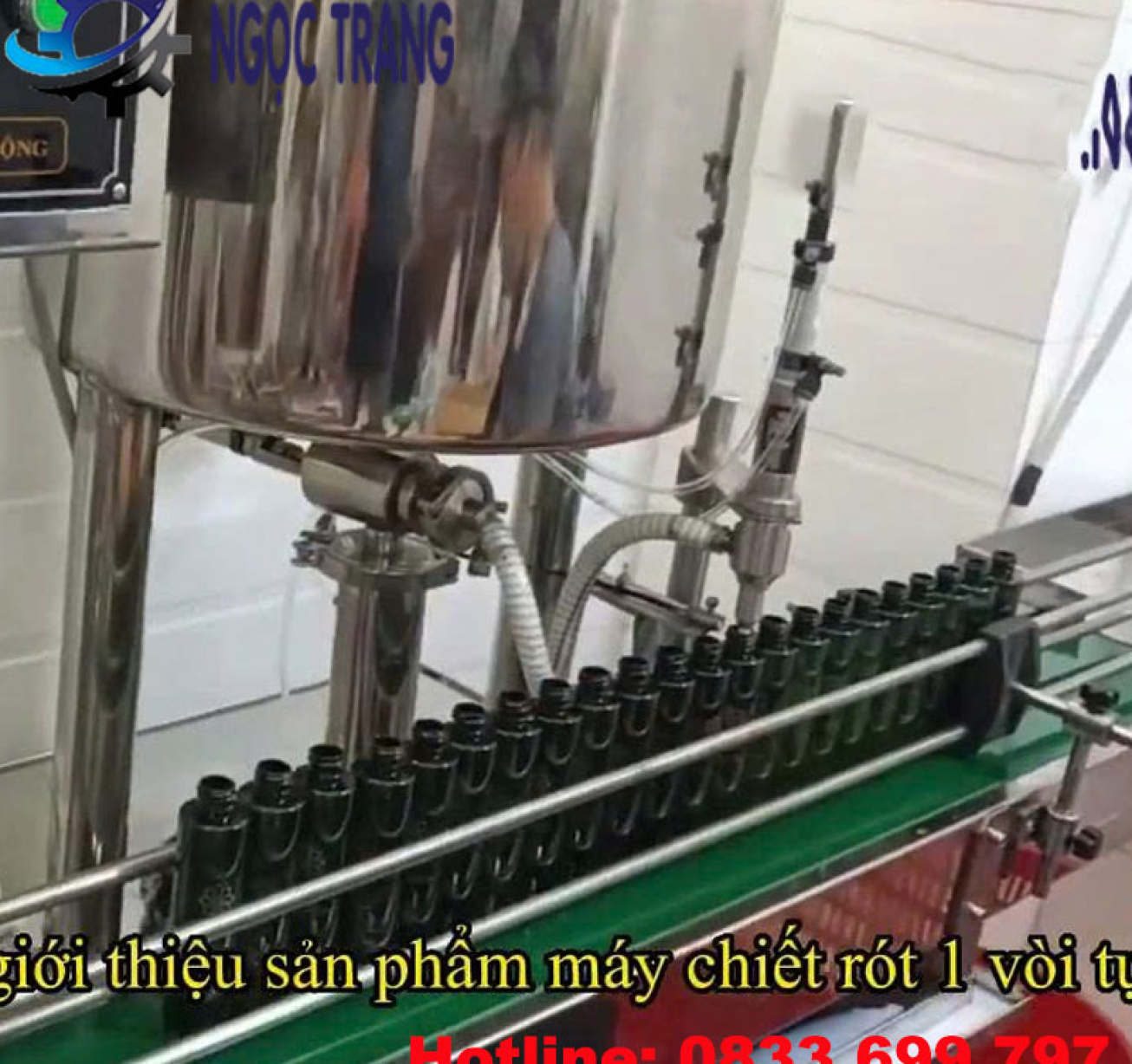 Máy chiết rót 1 vòi có gia nhiệt - Máy chiết rót mỹ phẩm