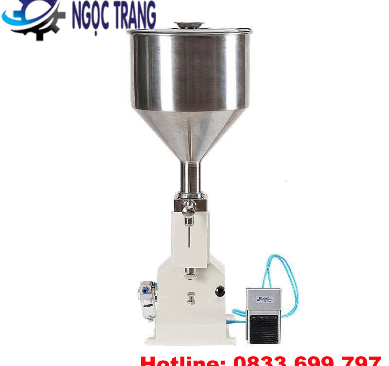 Máy chiết rót khí nén A02 - Máy chiết rót mỹ phẩm mini