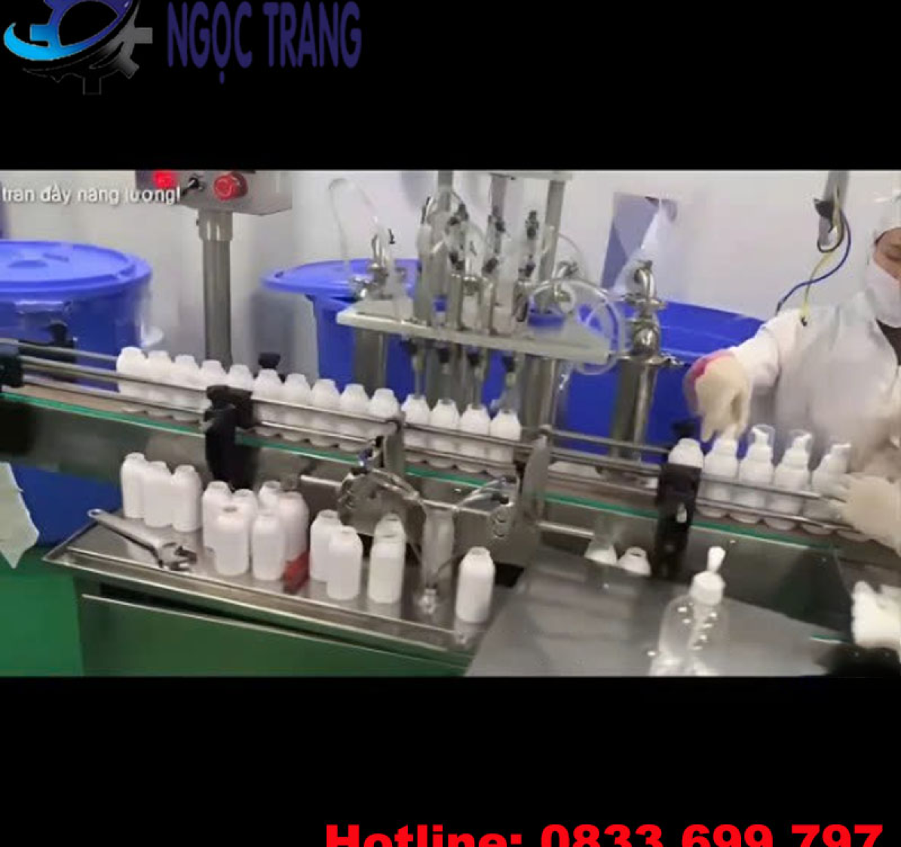 Máy chiết rót mỹ phẩm 4 vòi - Máy chiết rót định lượng tự động 