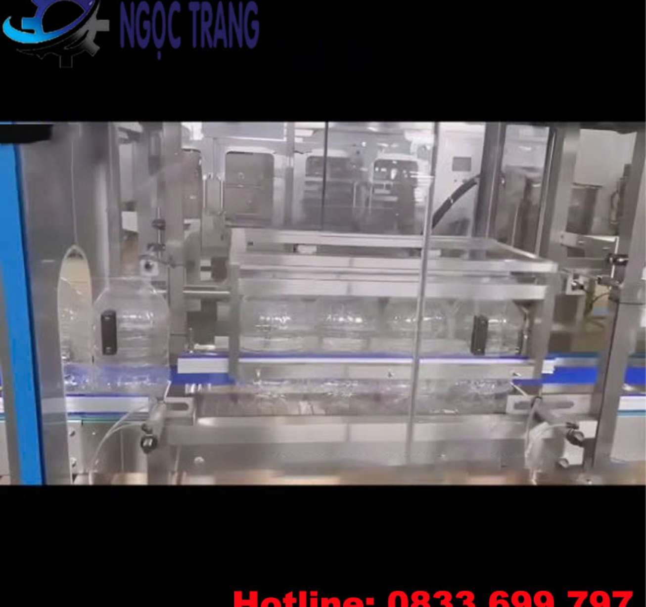 Máy chiết rót nước đóng chai - Máy chiết rót can dung tích lớn