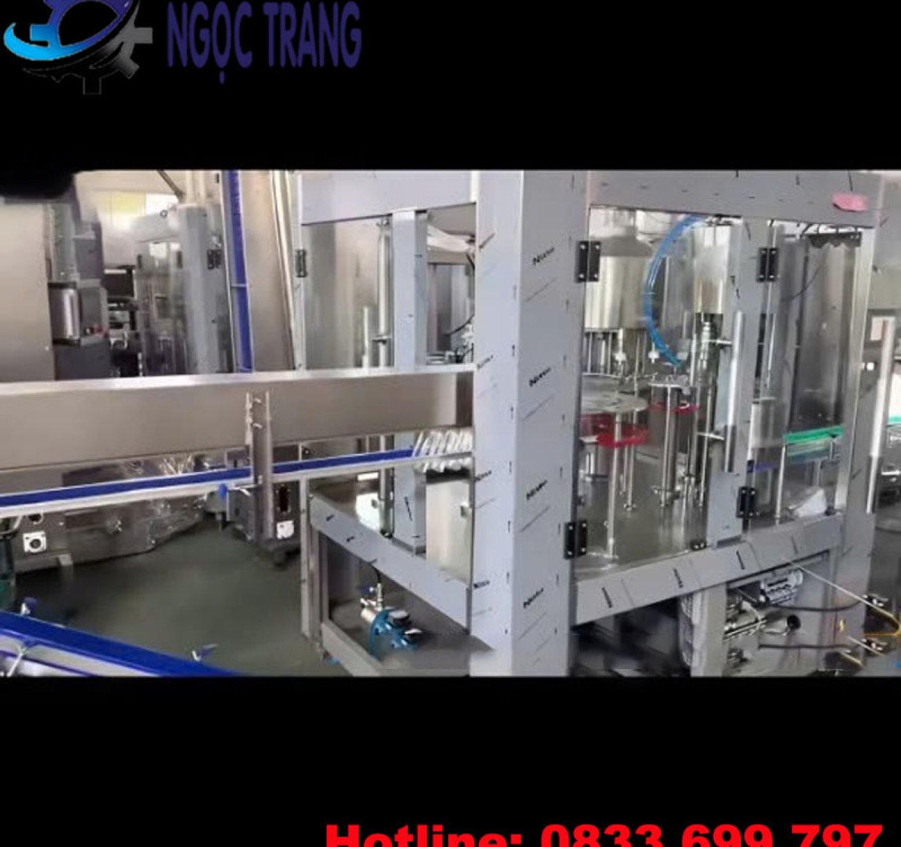 Máy chiết rót tự động 3 trong 1 - Máy chiết rót nước suối đóng chai