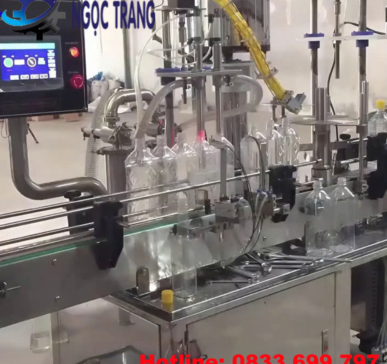 Máy chiết rót nước mắm 2 vòi - Máy chiết rót định lượng tự động