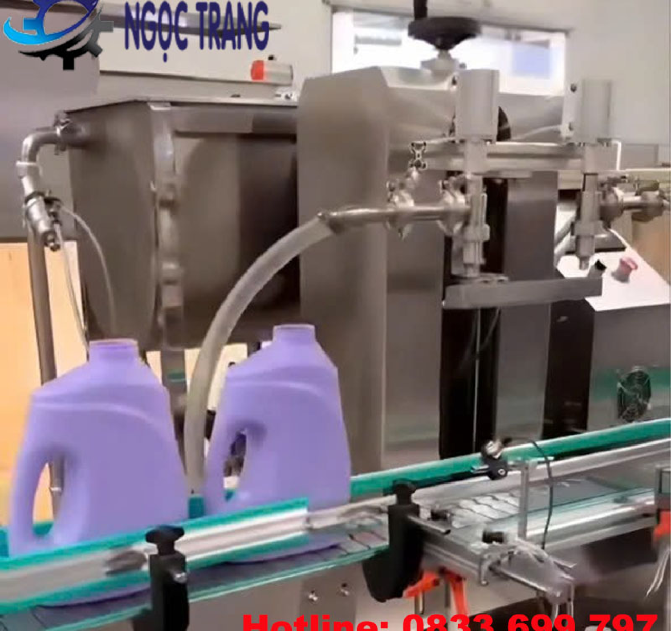 Máy chiết rót 2 vòi tự động - Thiết bị chiết rót năng suất cao