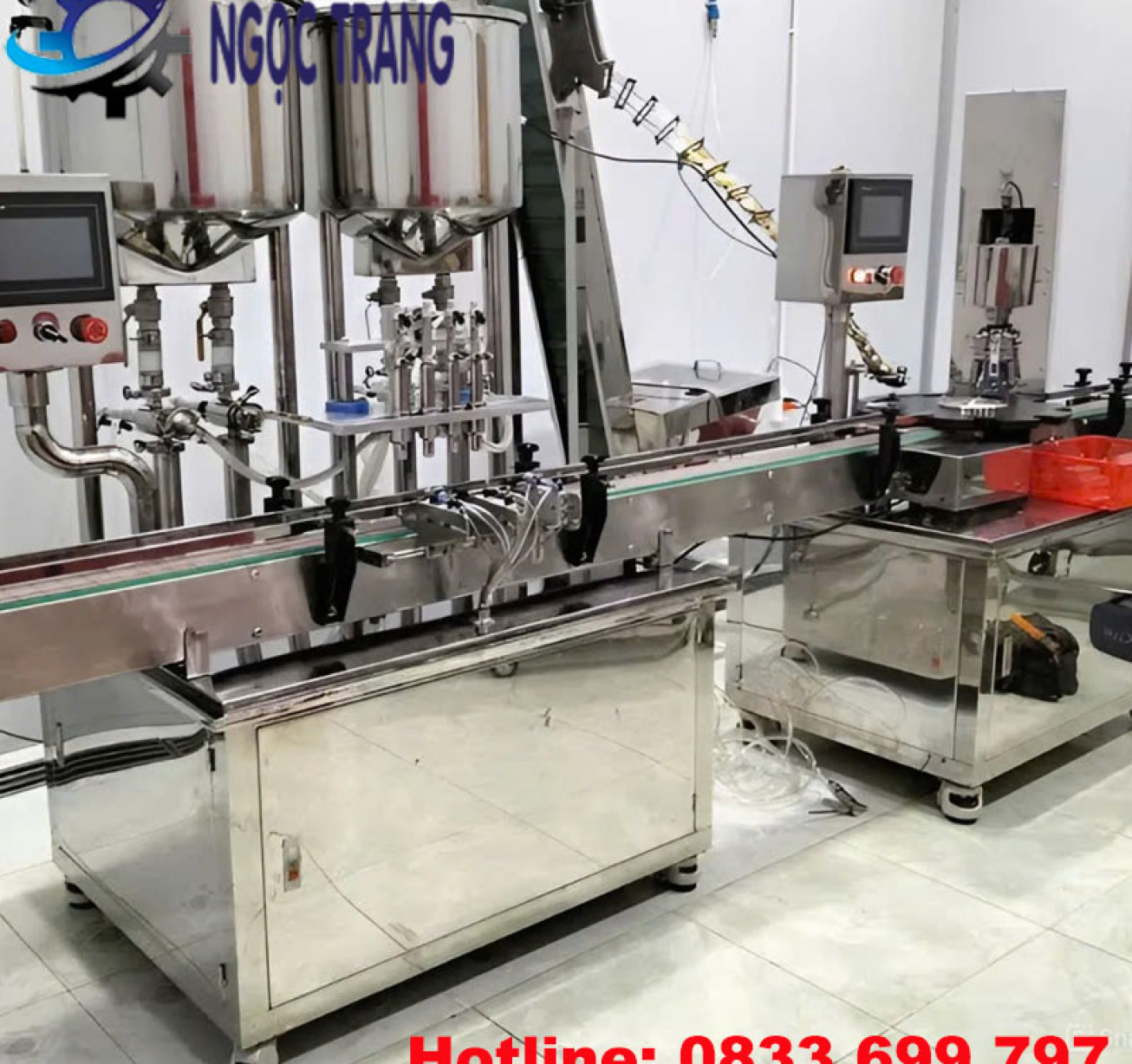 Máy chiết rót yến sào - Máy chiết rót có bồn khuấy inox 304