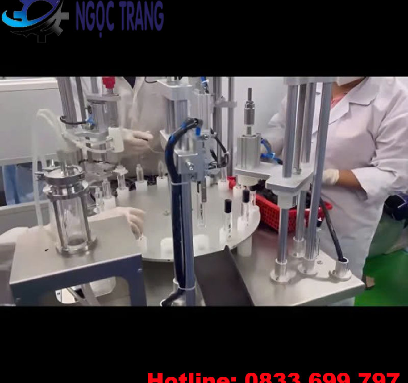 Máy chiết rót nước hoa - Máy chiết rót serum dung tích nhỏ