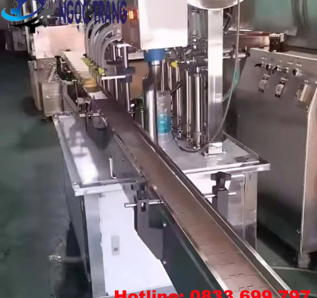 Máy chiết rót tàu phớ 6 vòi - Máy chiết rót tàu hủ, bánh flan