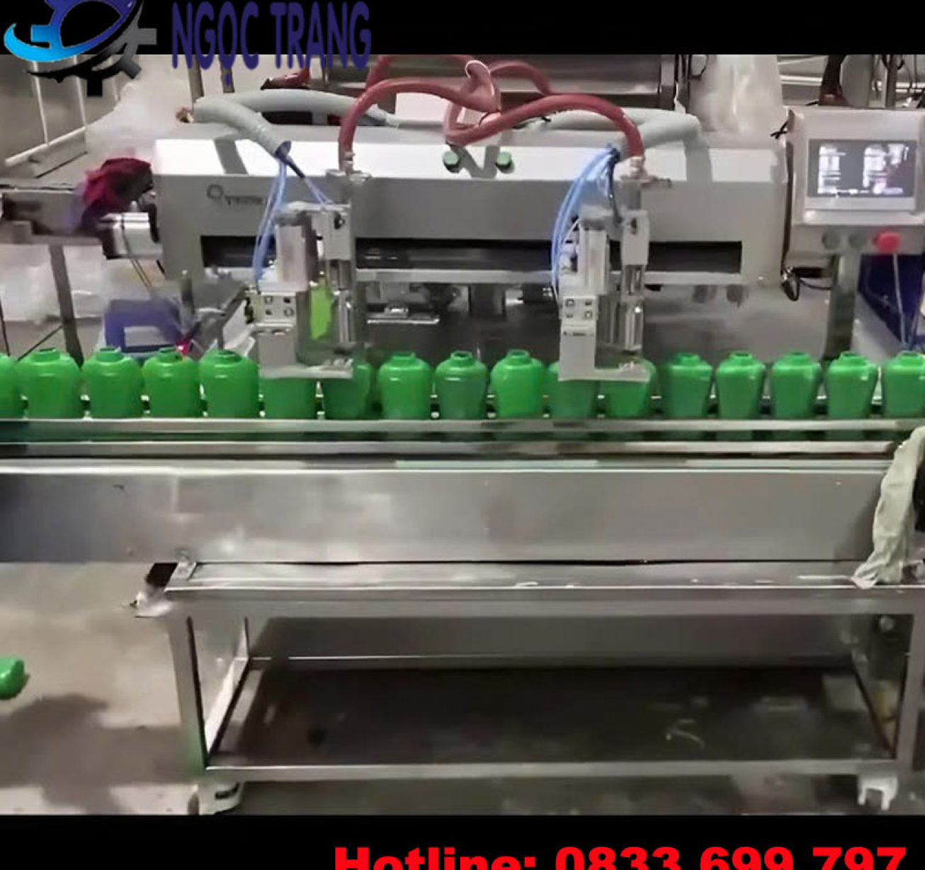 Máy chiết rót 2 vòi tự động - Máy chiết rót mỹ phẩm, thực phẩm