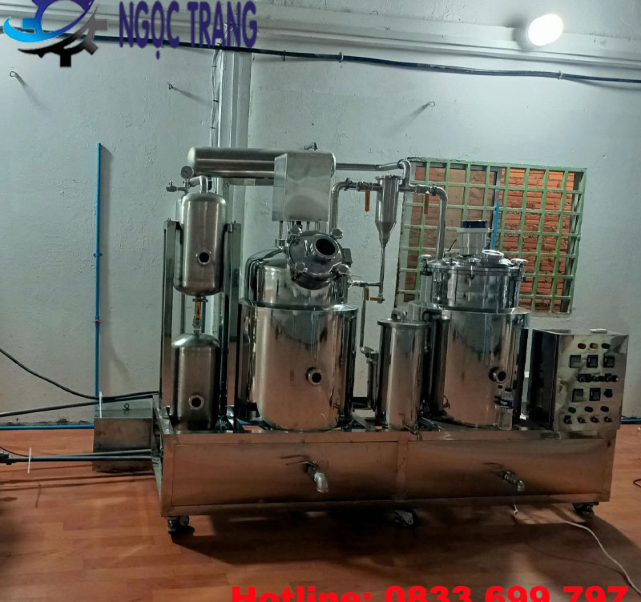 Máy chiết xuất cô đặc dược liệu - Máy chiết xuất chân không