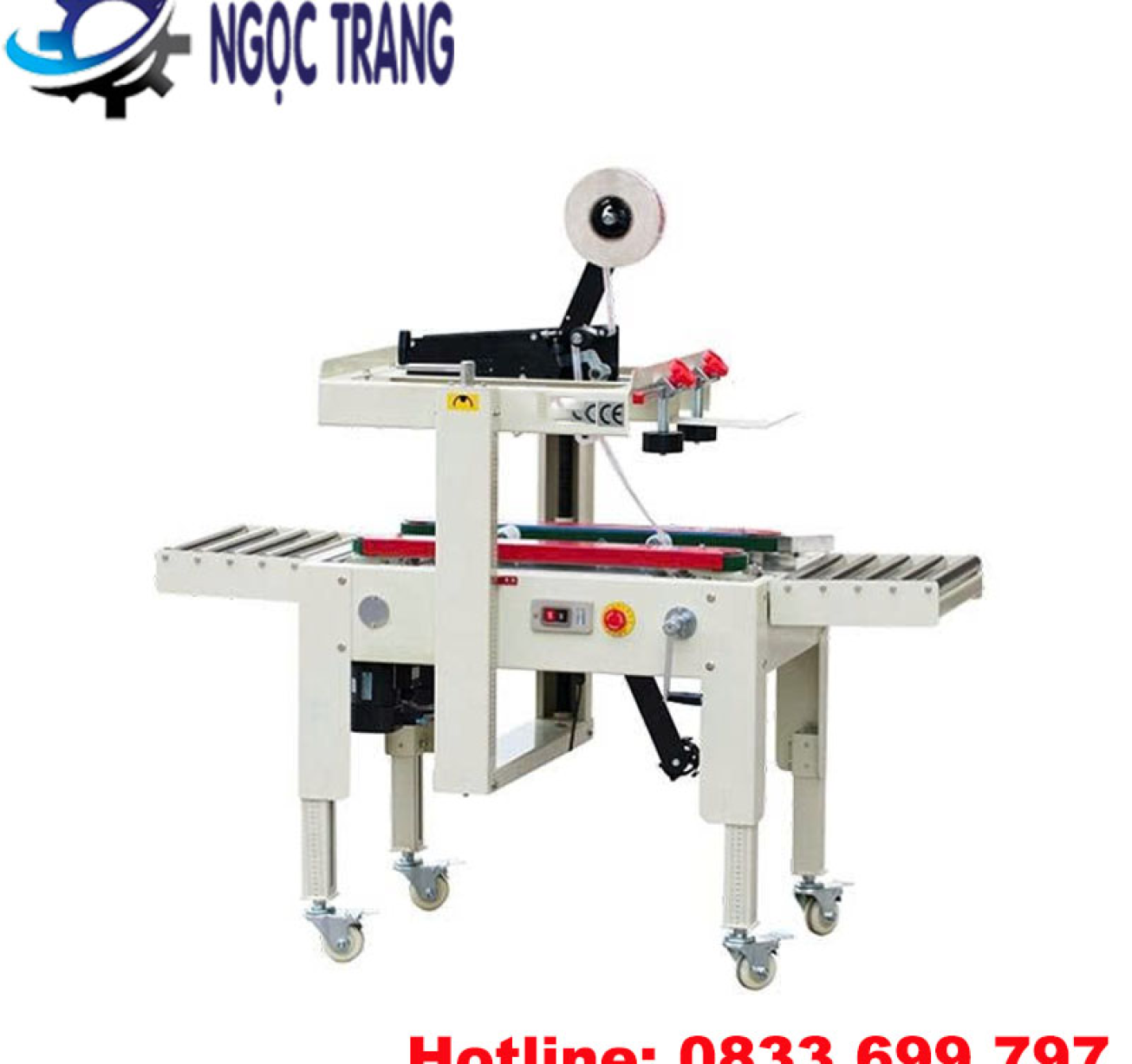 Máy dán thùng carton - Máy đóng, dán keo thùng carton 2 mặt