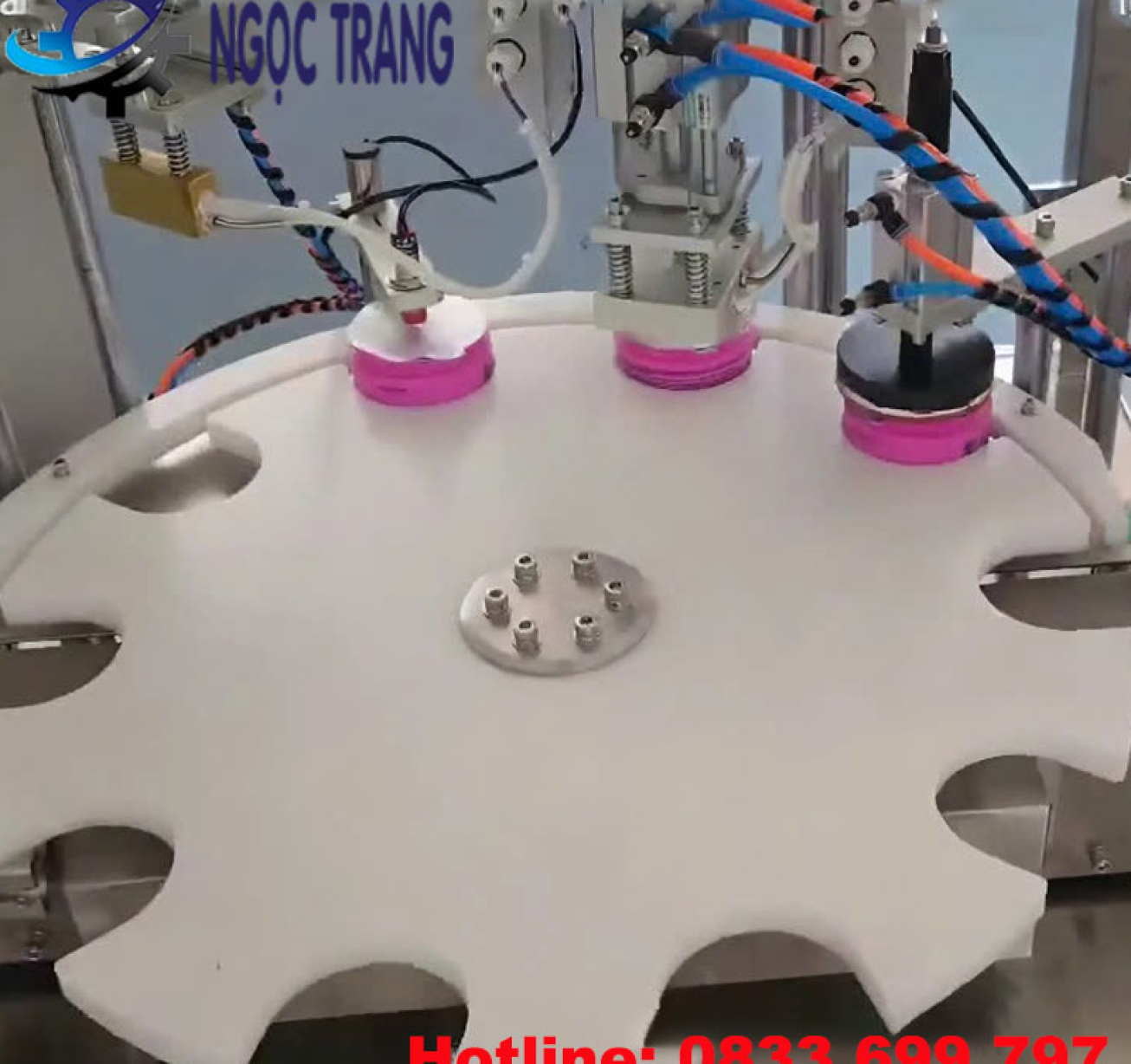 Máy dán màng seal nhôm - Máy seal màng nhôm tự động