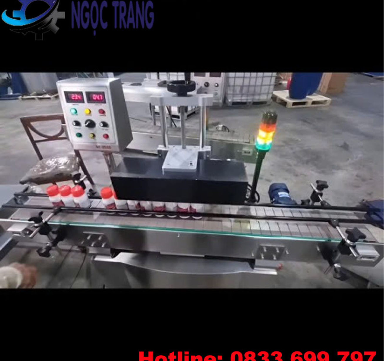 Máy seal màng nhôm - Máy ép màng seal nhôm chai lọ nhựa