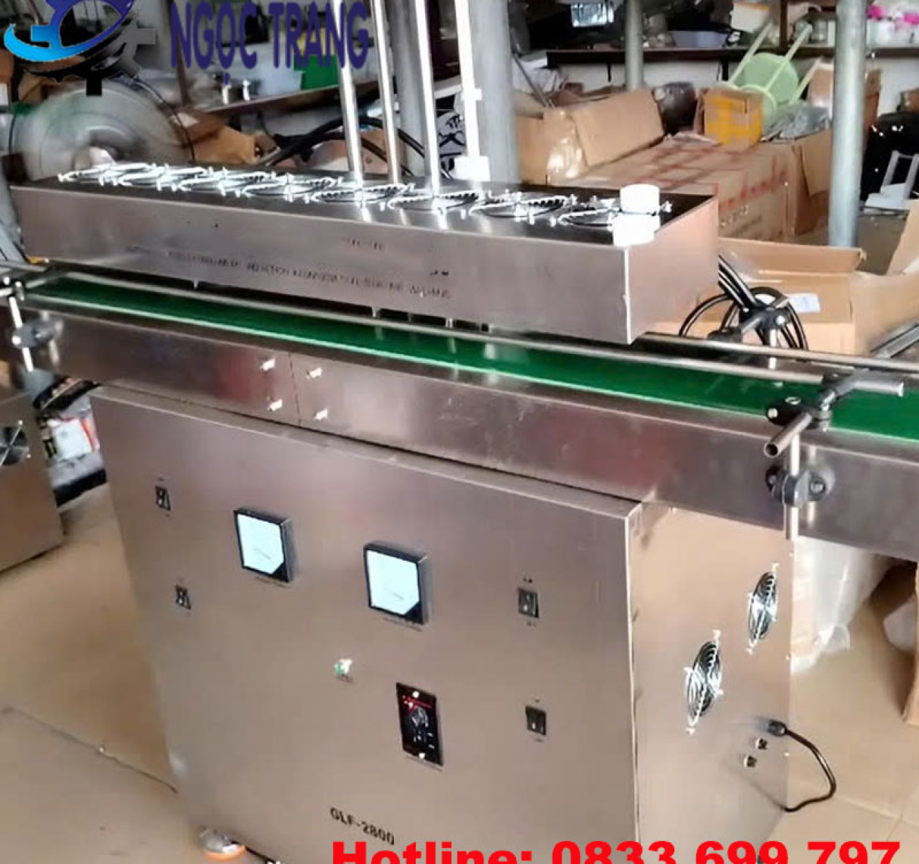 Máy seal màng nhôm - Máy hàn seal nhôm miệng chai lọ nhựa