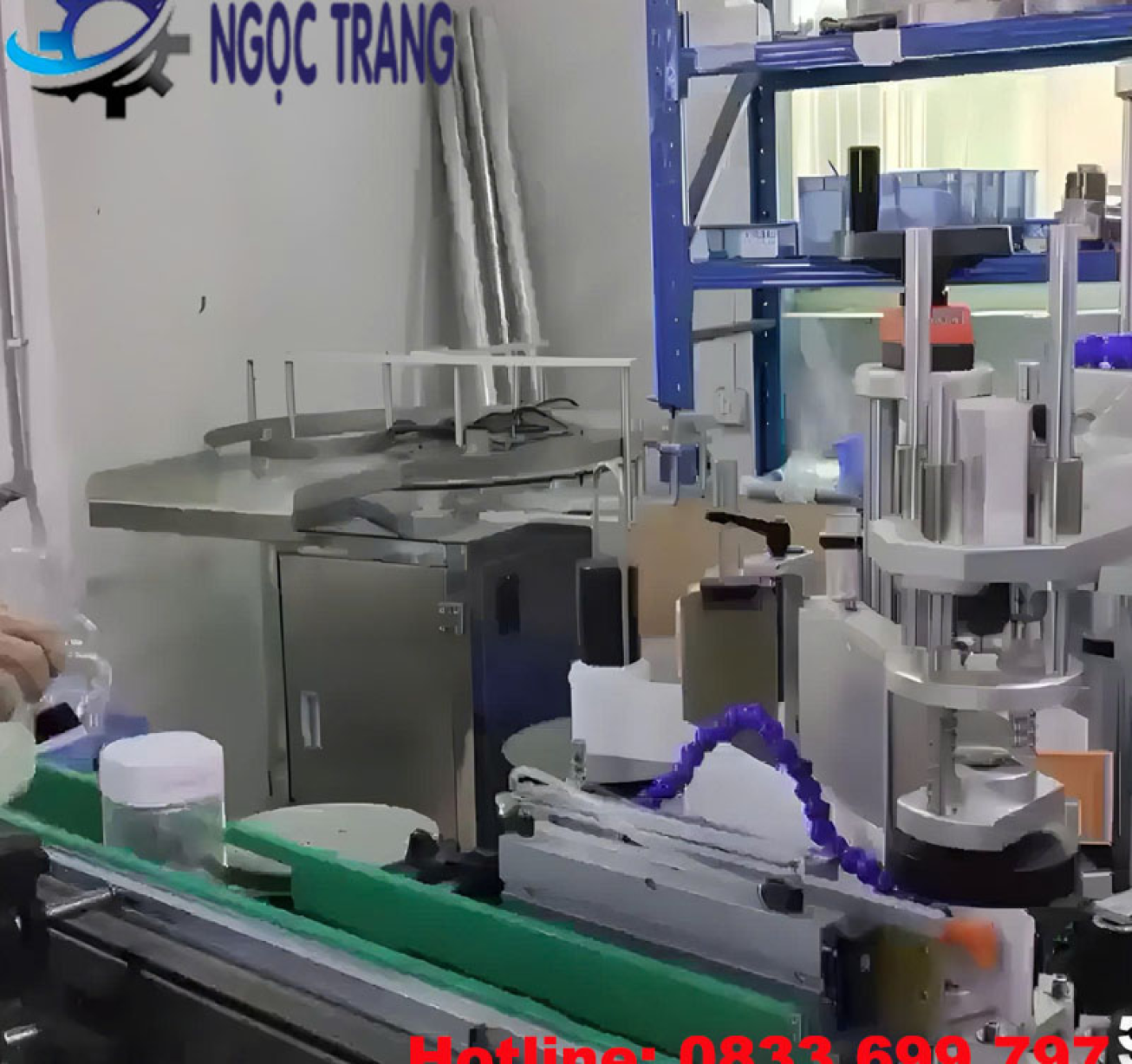 Máy dán nhãn chai 3 4 mặt - Máy dán nhãn tự động tốc độ cao