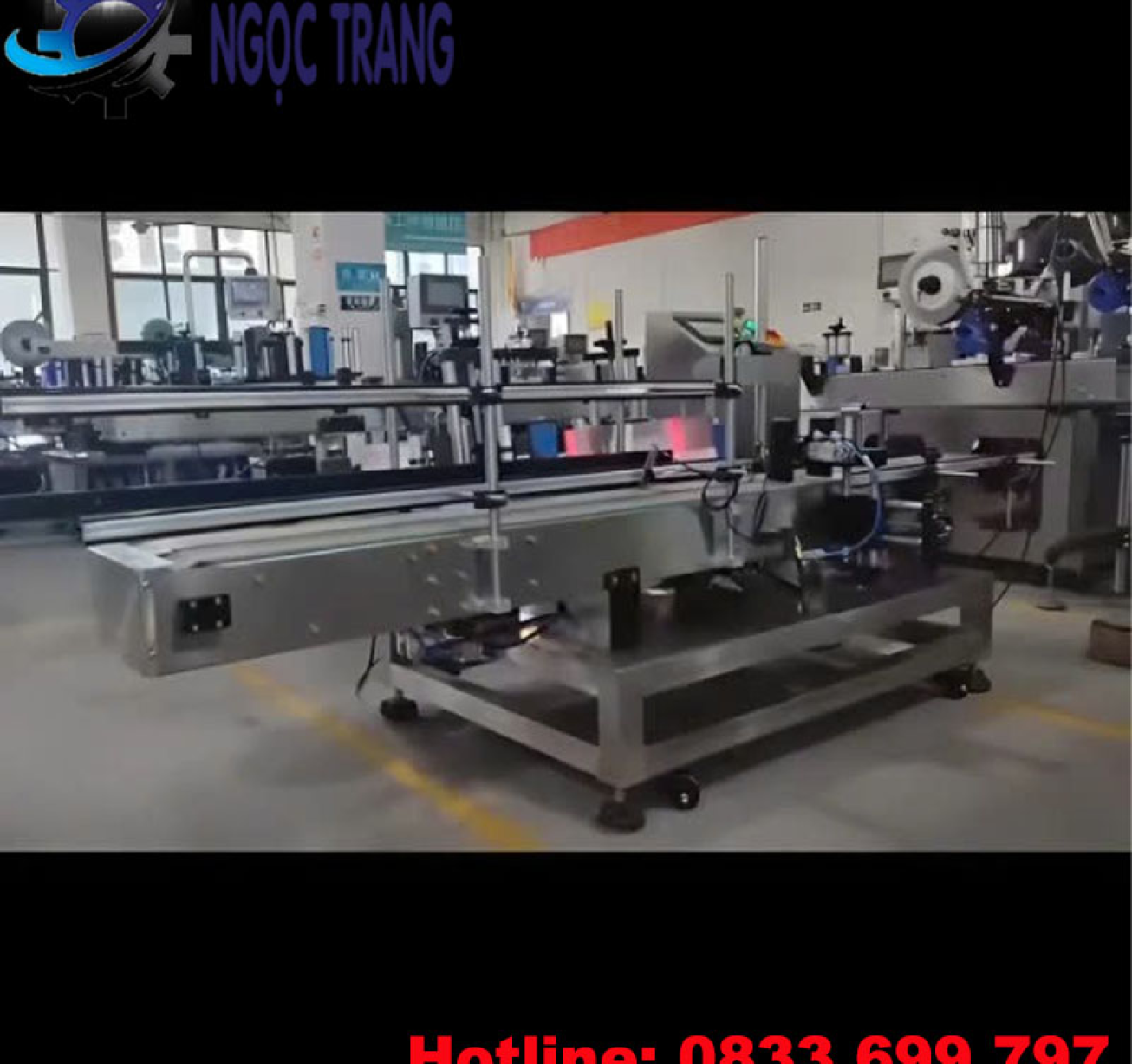 Máy dán nhãn thùng sơn - Máy dán nhãn can, thùng loại lớn