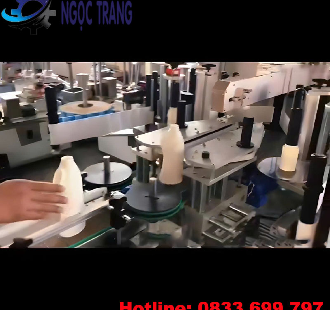 Máy dán nhãn chai lọ tròn - Máy dán nhãn chai tròn tự động