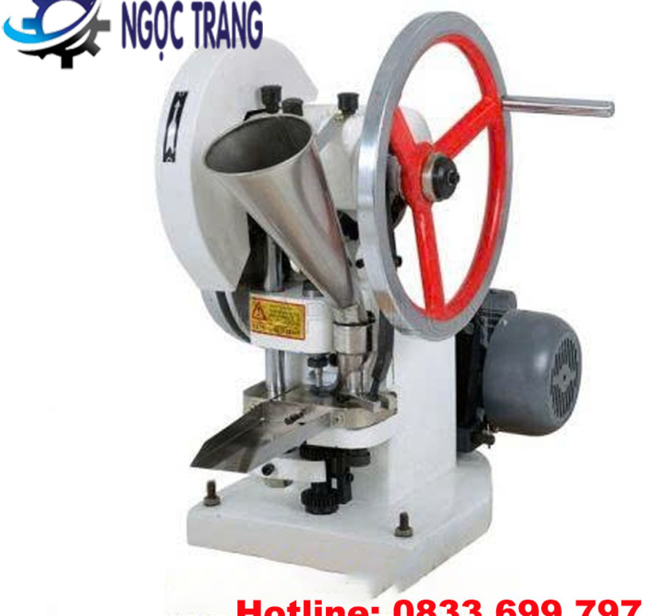 Máy dâp viên nén 1 chày - Máy nén viên thuốc bán tự động