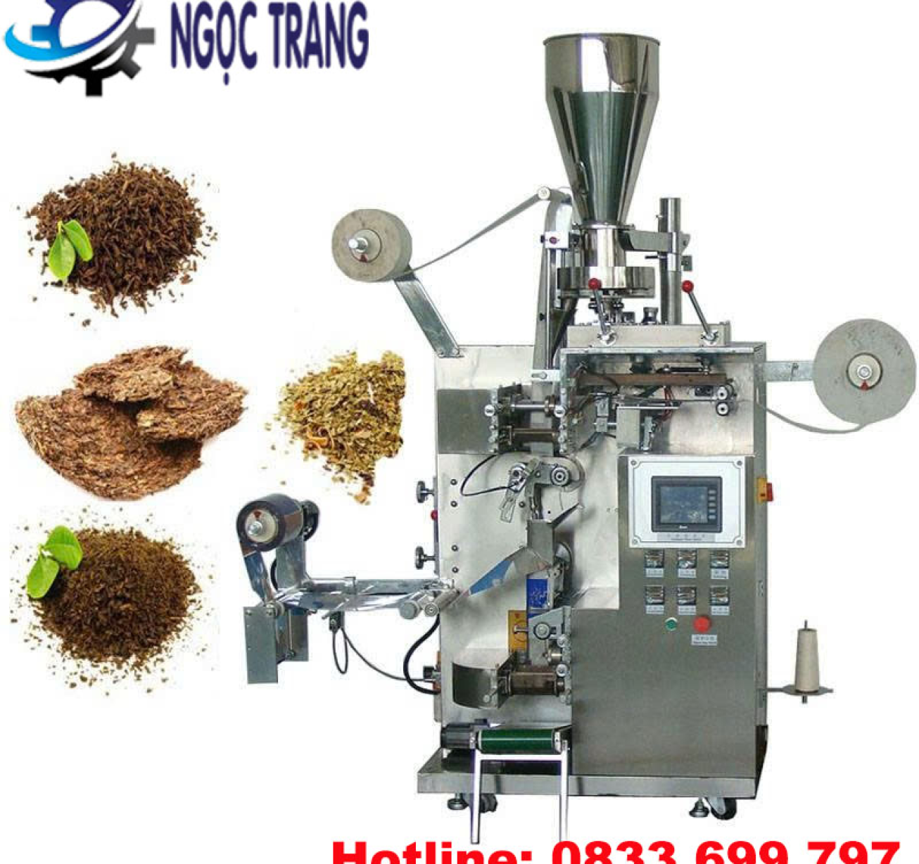 Máy đóng gói trà túi lọc 5 trong 1 - Máy đóng gói trà, cà phê