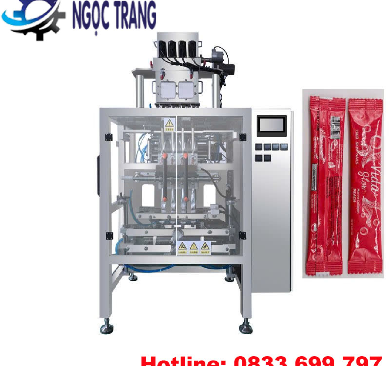 Máy đóng gói dạng bột 4 làn - Máy đóng gói tự động tốc độ cao