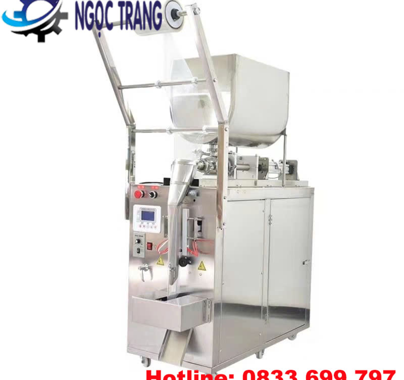 Máy đóng gói dạng lỏng - Máy đóng gói sate có cánh khuấy