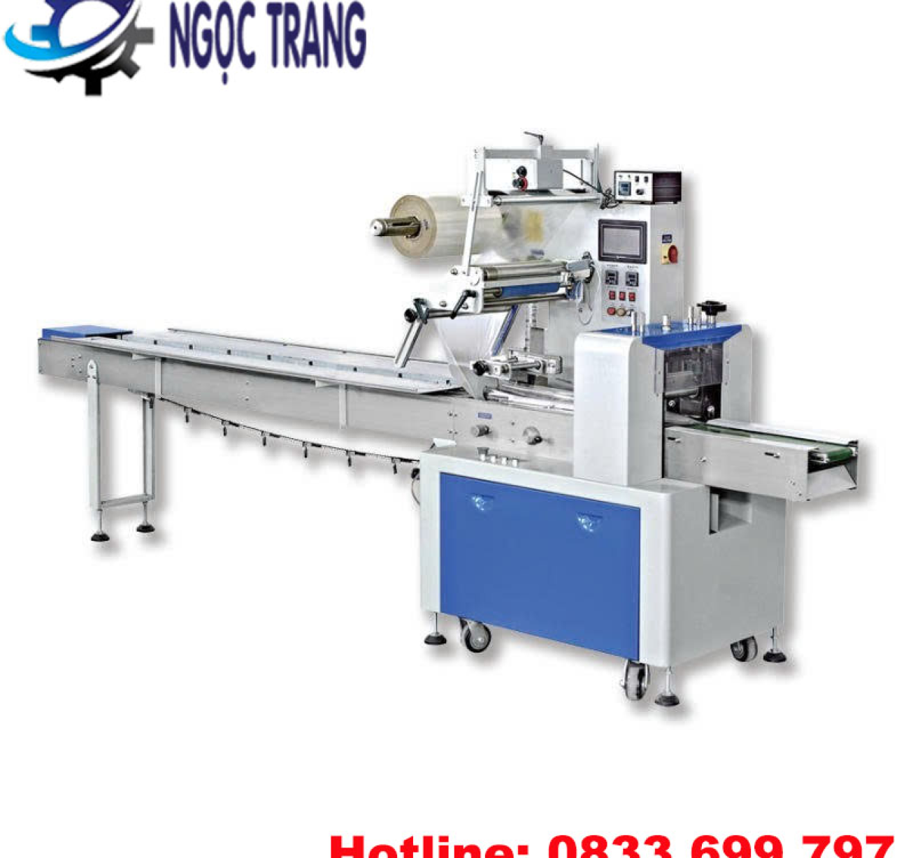 Máy đóng gói nằm ngang - Máy đóng gói bánh kẹo tự động