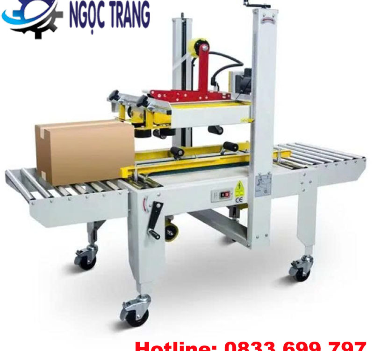 Máy dán thùng carton 2 mặt - Máy đóng gói thùng carton