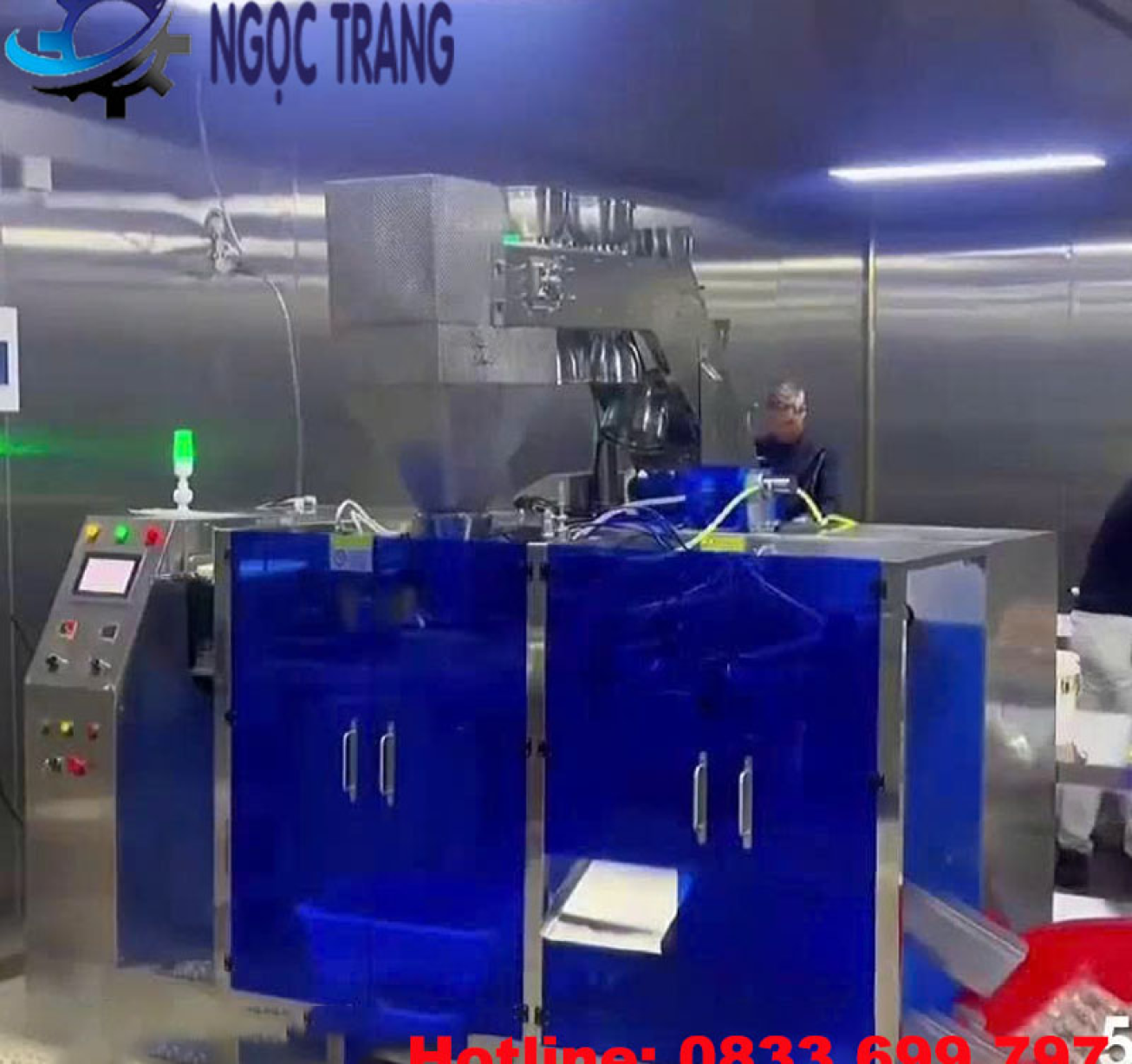 Máy đóng gói túi rời - Máy đóng gói túi zip dạng bột tự động