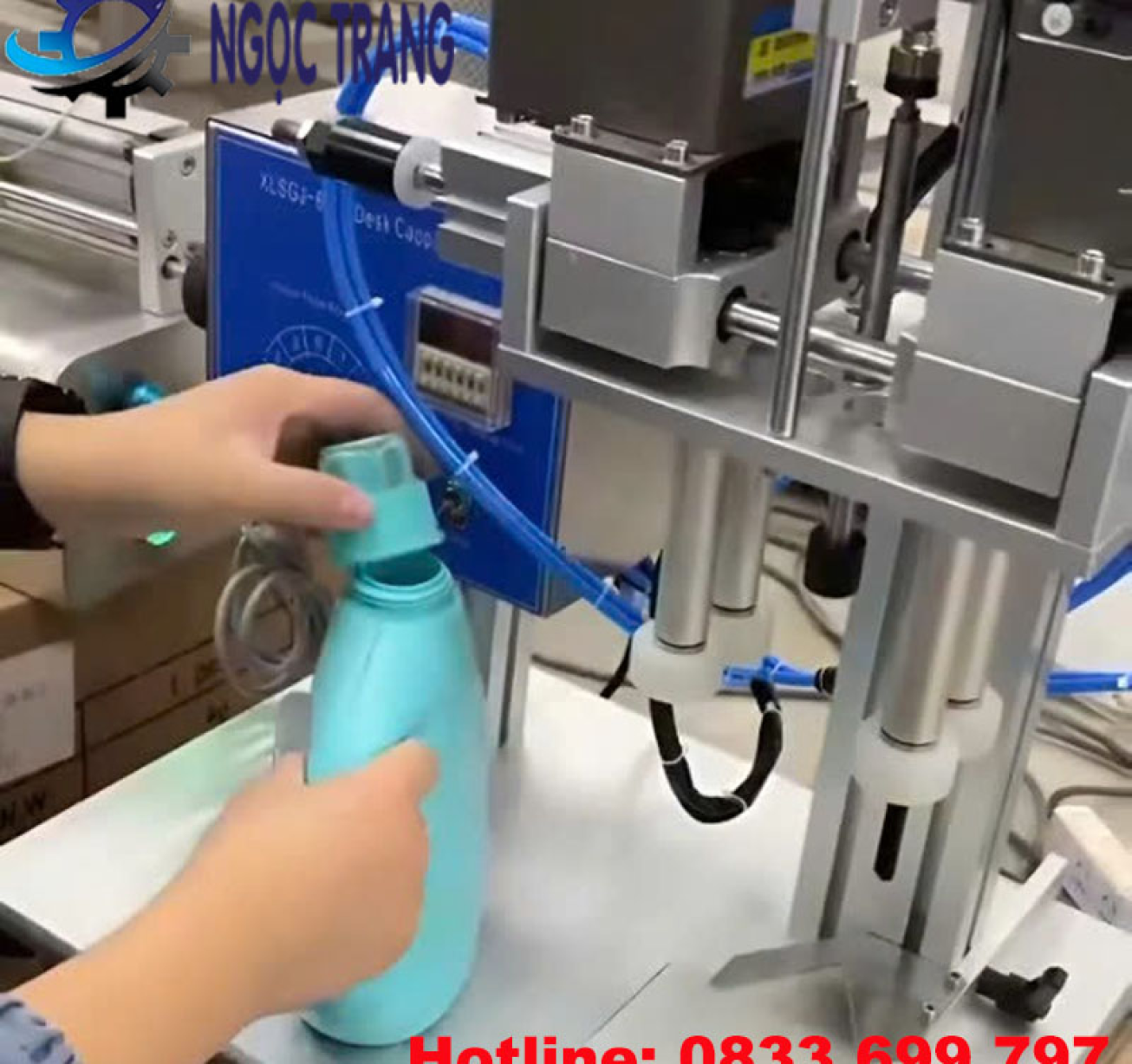 Máy đóng nắp chai 2 motor - Giải pháp hiệu quả cho cơ sở nhỏ