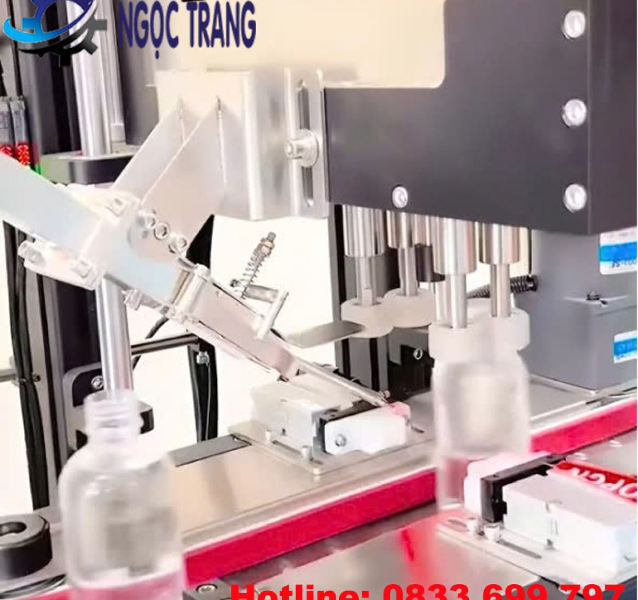 Máy siết nắp chai tự động - Máy đóng nắp, vặn nắp tốc độ cao