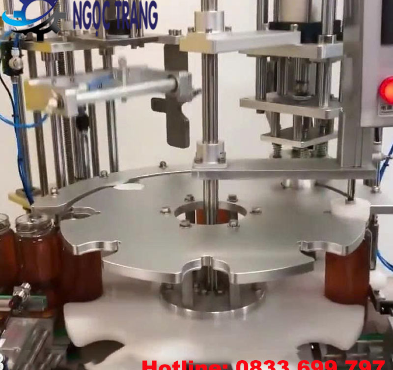 Máy seal màng nhôm tự động - Máy dán màng seal nhôm