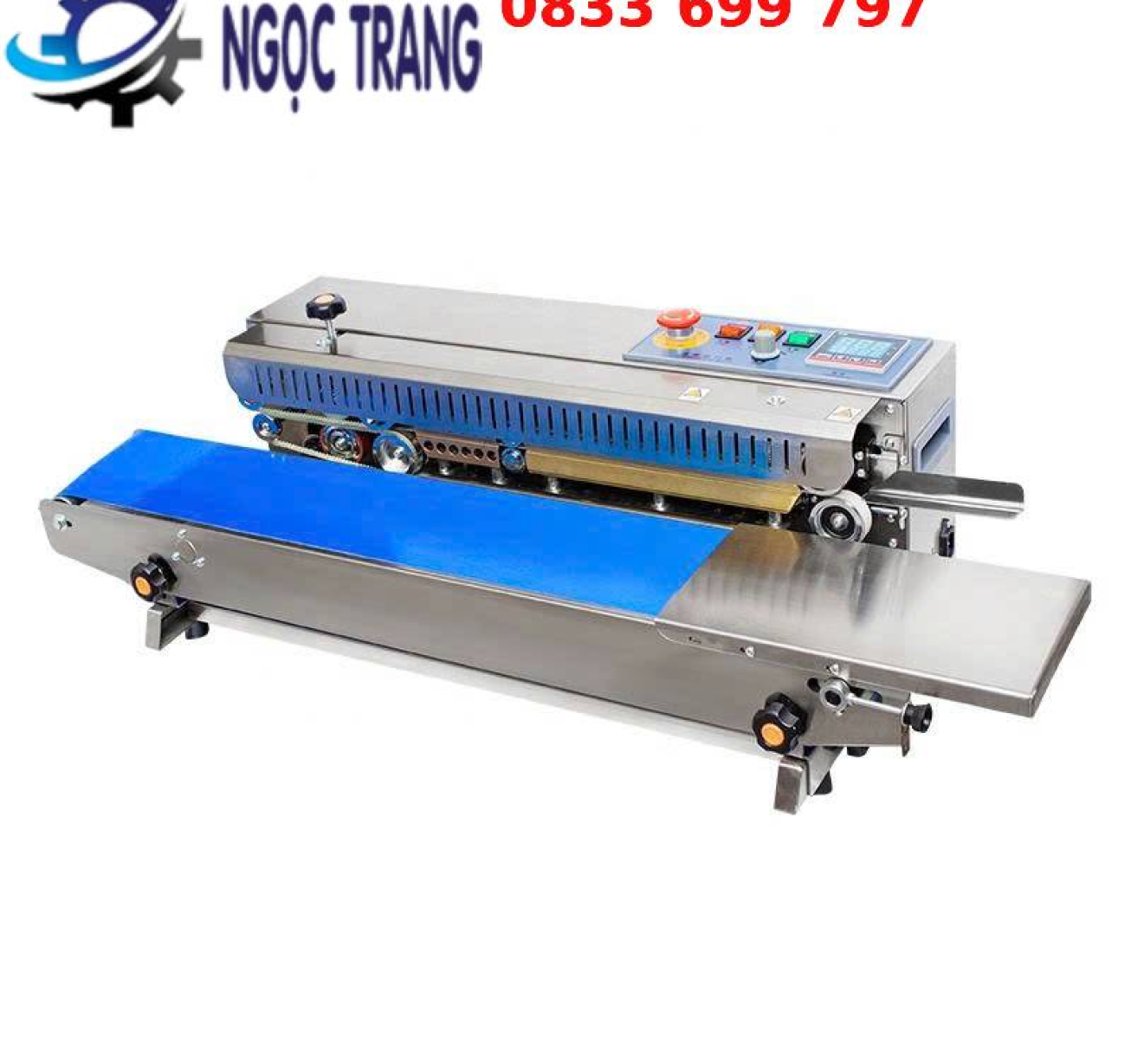Máy hàn miệng túi liên tục - Máy hàn nhiệt miệng túi thực phẩm