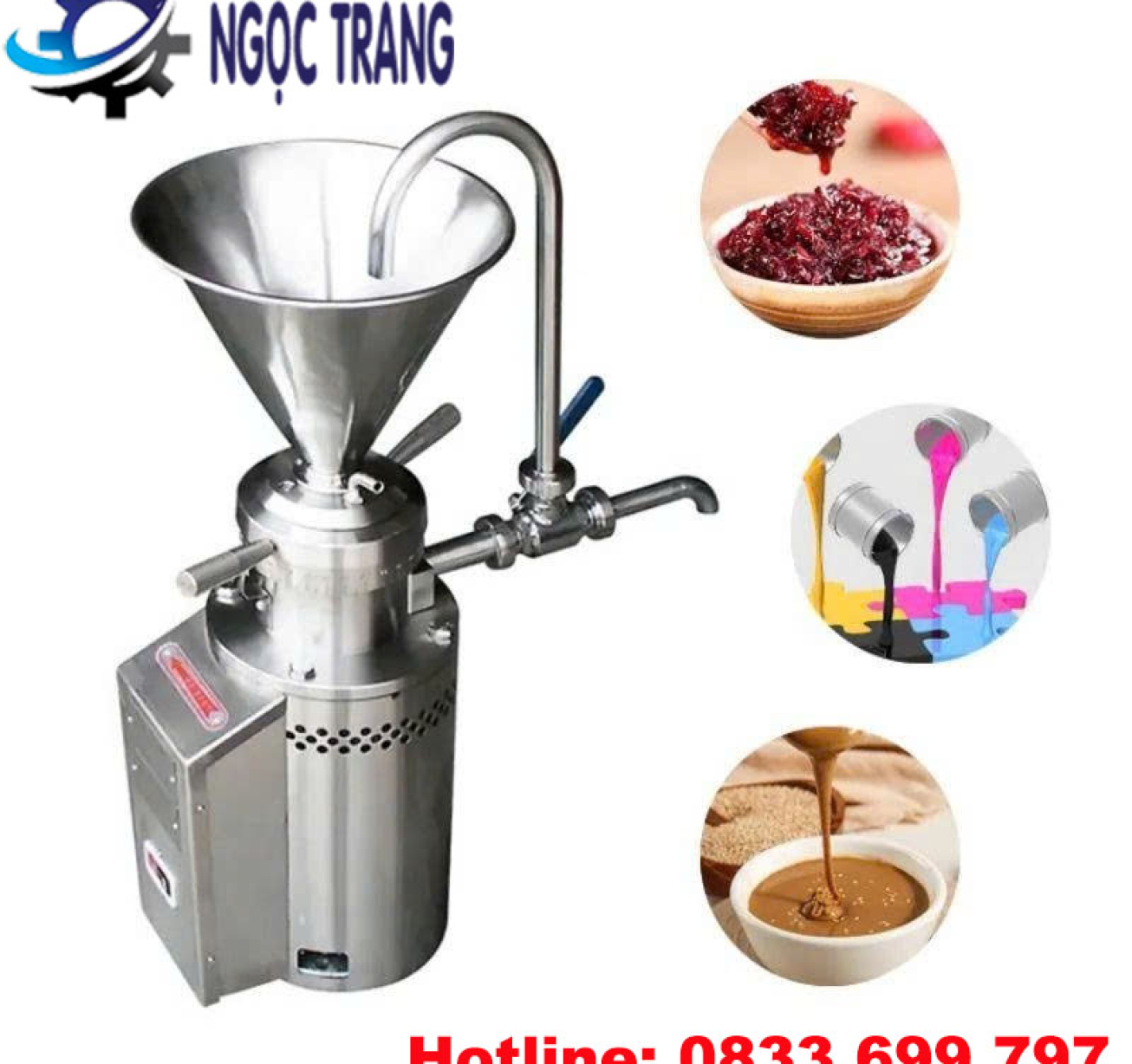 Máy nghiền nhuyễn công nghiệp - Máy nghiền nguyên liệu nước