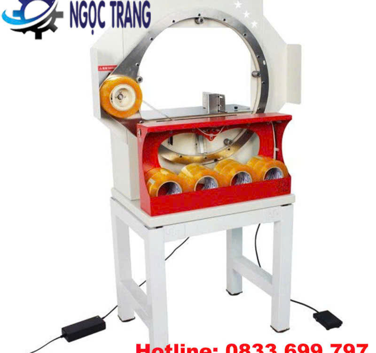 Máy quấn băng keo - Máy quấn băng dính thùng carton tự động