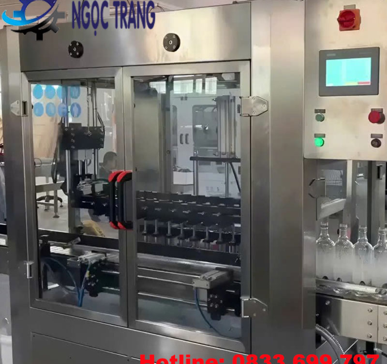 Máy súc rửa chai thủy tinh - Máy rửa chai lọ tự động